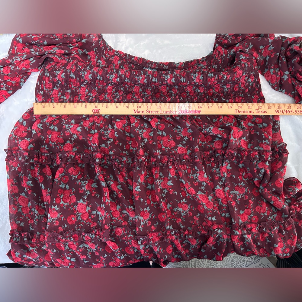 Arula Floral Long Sleeve Dress Size 3X - Picture 7 of 16